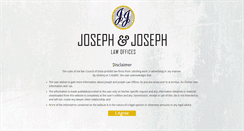 Desktop Screenshot of josephandjoseph.in